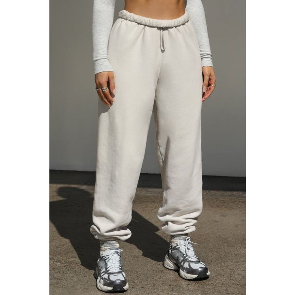 Joah Brown Tan Joggers Relaxed Fit Elastic Cuffs
